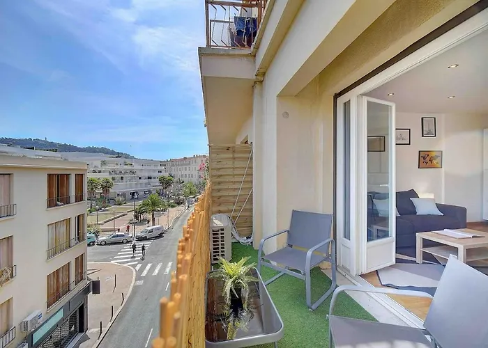 Le Leo - 600m Plage - extérieur - Verrière Côte d’Azur